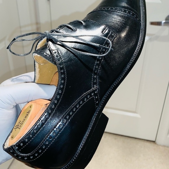 Giorgio Brutini Leather Brogue Cap Toe Oxfords. - Picture 7 of 14